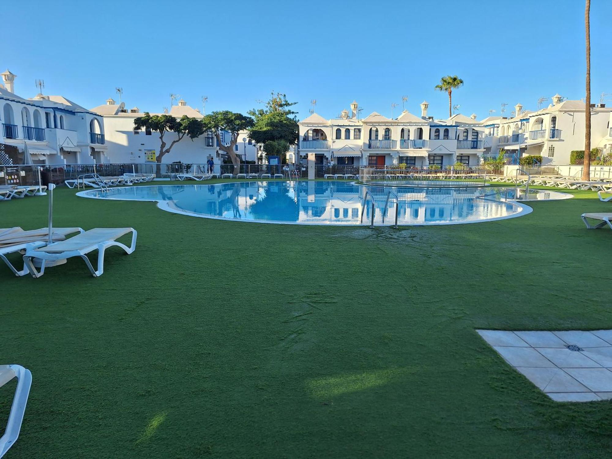 Poolfront Bungalow Playa del Ingles  Dış mekan fotoğraf